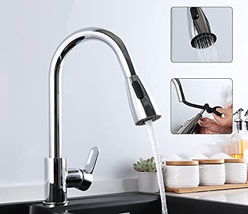 Robinet de cuisine extractible pour nettoyer facilement vos grands faits-mouts