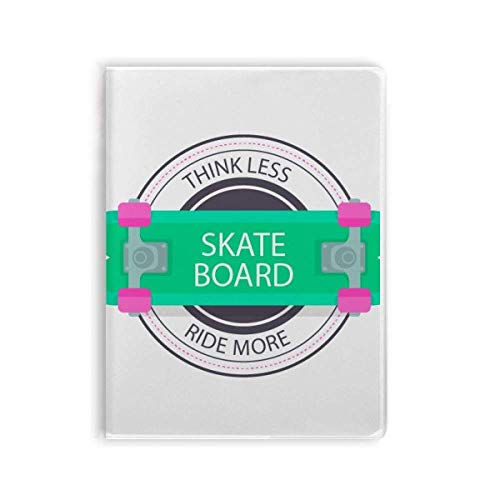 Carnet de skateboard dessin animé cahier souple de notes pour ado et enfant