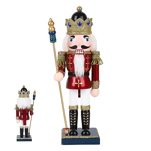 Jodsen Weihnachten Nussknacker Soldat,25 cm Nussknacker Soldat...
