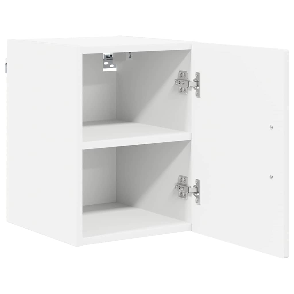 Wandschrank Porto Weiß Holzwerkstoff 30 x 31 x 40 cm mit Regal Wandmontage Küchenschrank für Aufbewahrung Stauraum und Moderne Küchenorganisation