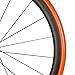 IDOLOVA Ultralight Bike Inner Tube 700 X 18-32C Road Bicycle TPU Tire 700C 65mm Length French Valve Super Light Tube, Orange