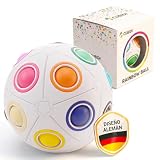 CUBIDI® Bola Mágica Arcoíris Grande Puzzle 3D. Rompecabezas Niños Ideal También como Rompecabezas Adultos. Juguetes Antiestres Adultos y Perfectos como Regalo Niña 6 Años y Niño.