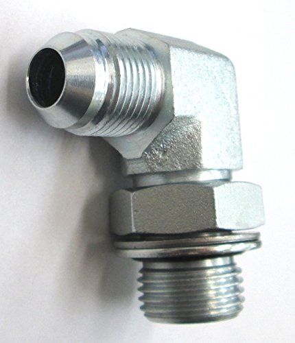 AF 9059-12-12 - 3/4 Male JIC (1-1/16''-12 Threads) X 3/4 Male BSPP (1.039''-14 Threads) 90 With O-Ring