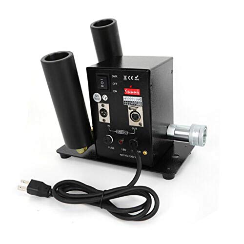 CO2 Cannon 16-26 ft Fog Double Pipe CO2 Blaster Jet 30W for Halloween Stage Party Live Concert Festival Effect/Controller 2 Channels Fogger CO2 Jet Machine For Disco Club Dry Ice Fog DMX512 - Thumbnail 7