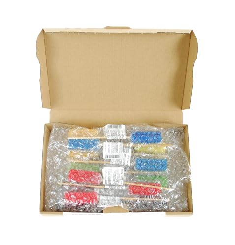 Lutscher Bausteine 12g 15 Stück - Süßigkeiten kinder in Form von Baukasten - Süße Lolipops in mehreren Farben - Lustige Süßigkeiten zum Kindergeburtstag