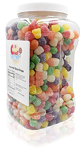 Sarah's Candy Factory Assorted Spice Drops (5 Lbs In Jar) #TOP1