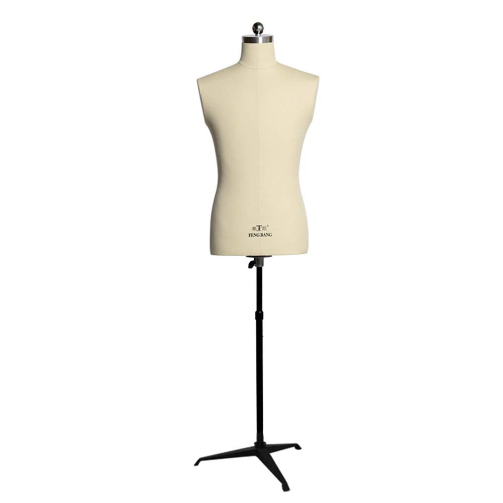 Buy Male Mannequin Sewing Dressmaking Dummy with Black Adjustable