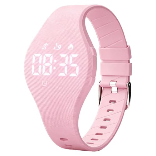 Reloj de seguimiento para niños con podómetro multifuncional y alarma sumergible