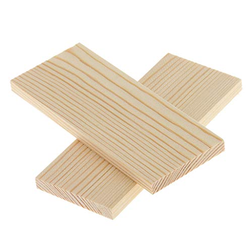 Butyyi XY1251 10 Pieces 10Cm Natural Pine Wood Rectangle Board Fit Fot Arts Craft Diy thumb #5