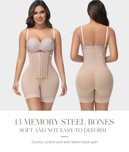 M MYODRESS Fajas Colombianas Moldeadoras Shapewear for Women Tummy Control Body Shaper Post Surgery Compression Garment3