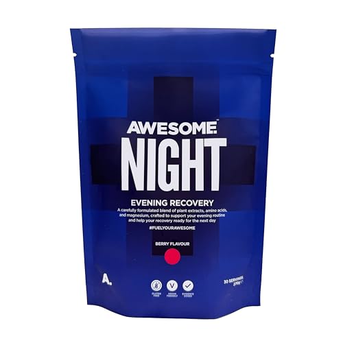 Awesome Supplements - Sleep Supplement - Night Recovery Berry Flavor, 270g