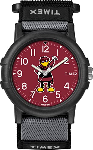 Image of Timex Unisex Collegiate Recruit 38mm Watch - Tennessee Volunteers with Black Fabric Strap