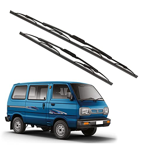 Image of Kylo Windshield Wiper for OMNI /Conventional and Traditional Metal Type Windshield Water Repellency Scratch Proof Metal Wiper Blades Suitable for OMNI (Driver Side - 12 inch, Passenger Side - 12 inch)