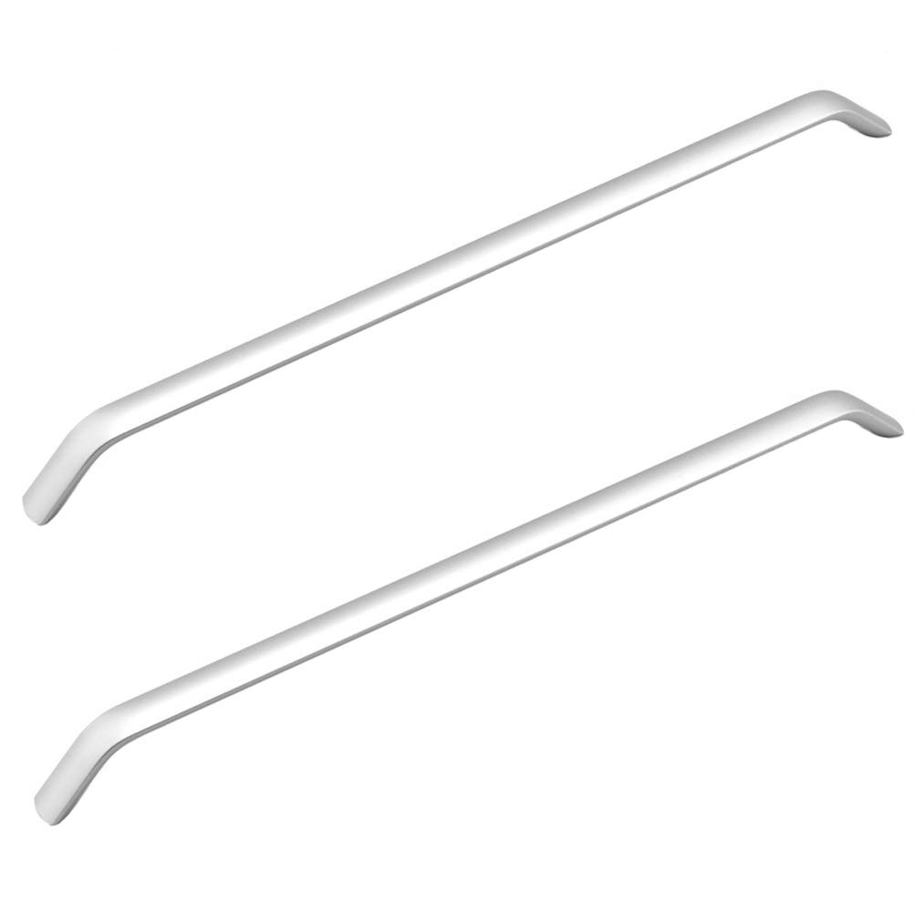 Dreneco Silver 2 Pack Aluminum Alloy Kitchen Cupboard Handles Cabinet Handles Drawer Pulls Cupboard Knobs 320Mm (Silver)