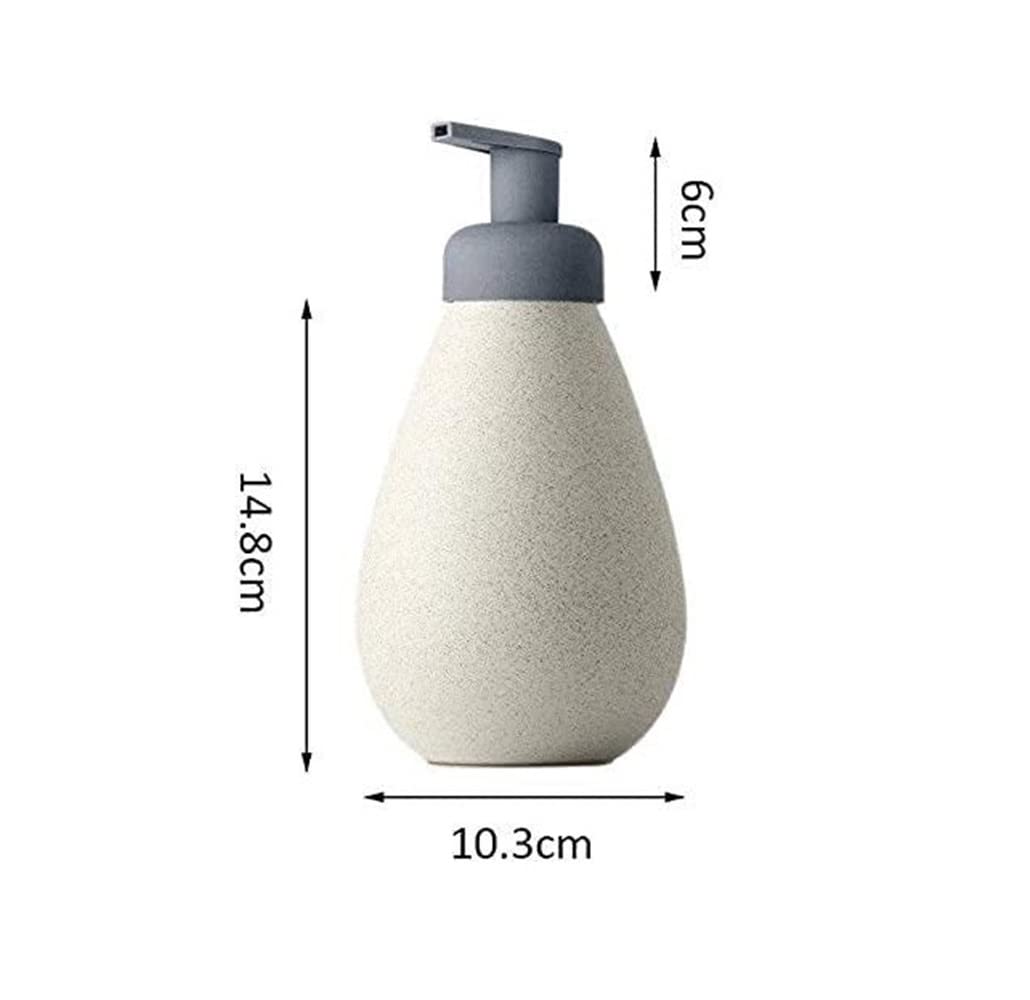 Dispensador de Jabón Líquido Dispensador De Espuma, Bomba Manual Jabón En Líquido para Platos Cerámica Botellas de Aseo(B)