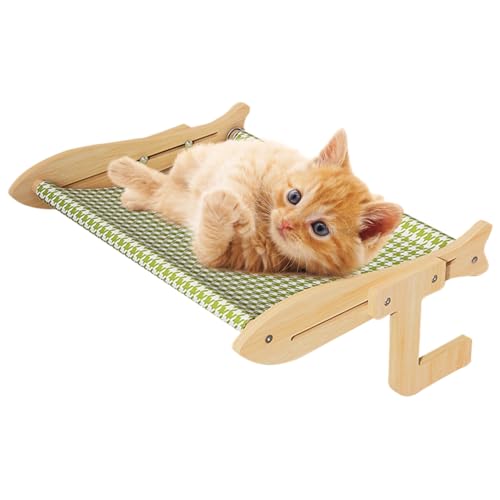Marcos de madera para jugar con gatitos que solucionan la falta de espacio en ventanas 2