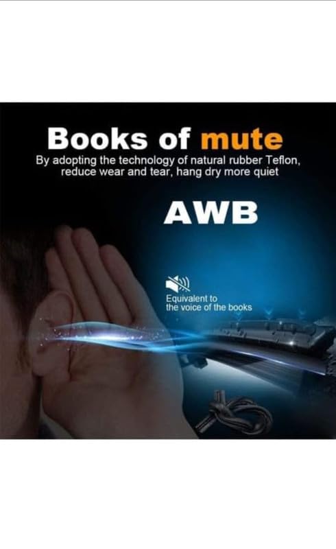 Image of AWB Front Hybrid Wiper Blade Compatible with Mahindra Marazzo(Pack of 2)