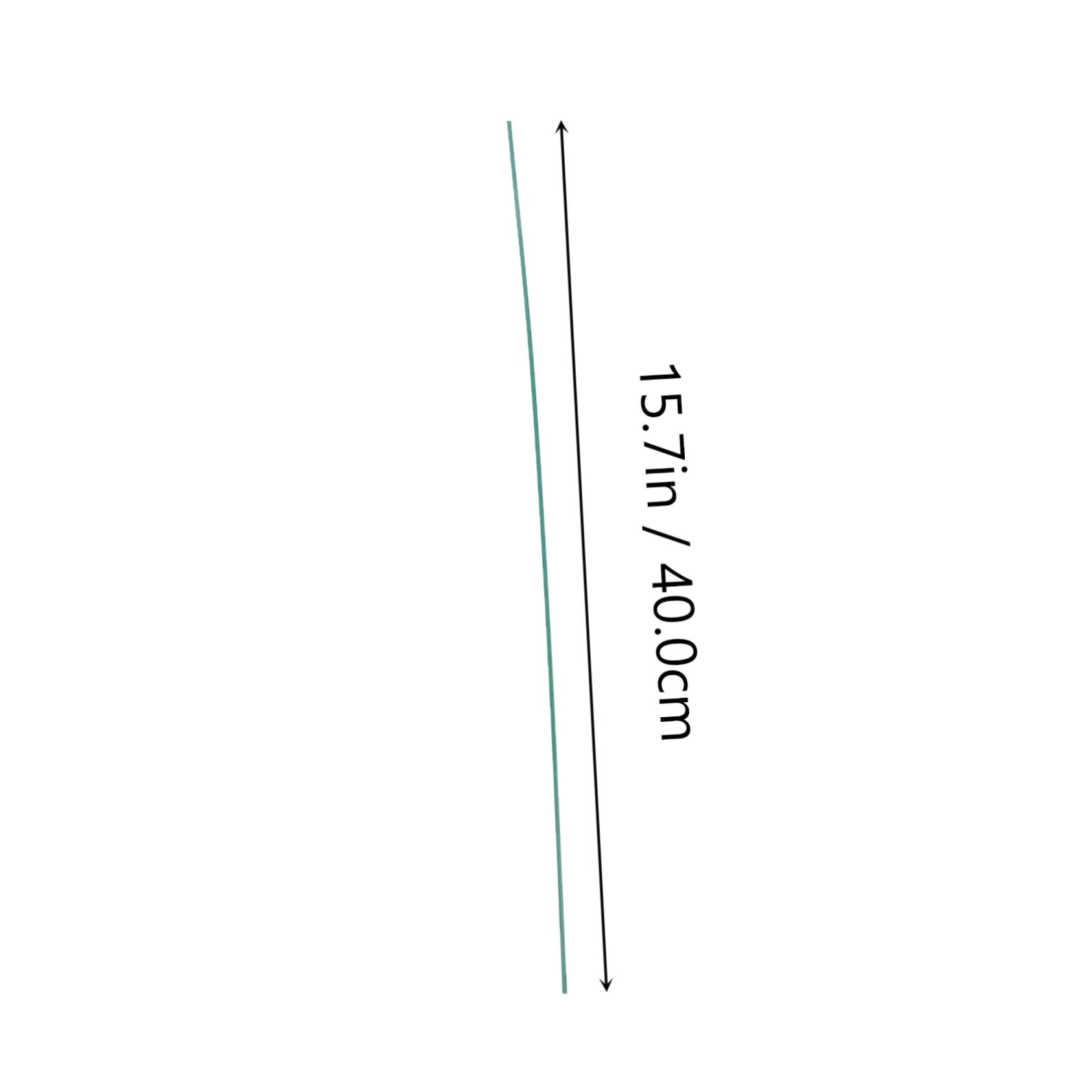 Homoyoyo 50pcs Green Plastic Coated Iron Wire for Crafting Flowers DIY Bouquet Wrapping for Home Decor Wedding Bouquets