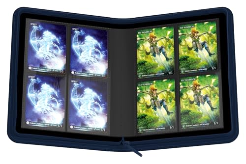 Image of Ultimate Guard Zipfolio 160 - 8 Pocket Xenoskin Dark Blue