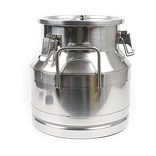 Seau à lait en acier inoxydable anti-fuite pour transport sécurisé de 20L