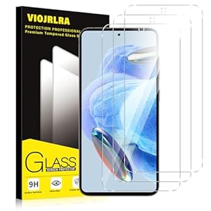 Viojrlra 3 Stück Panzerglas für Redmi Note 12 Pro