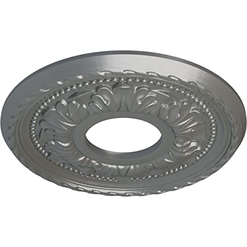 Image of Ekena Millwork CM11PMSLS Ceiling Medallion, Silver