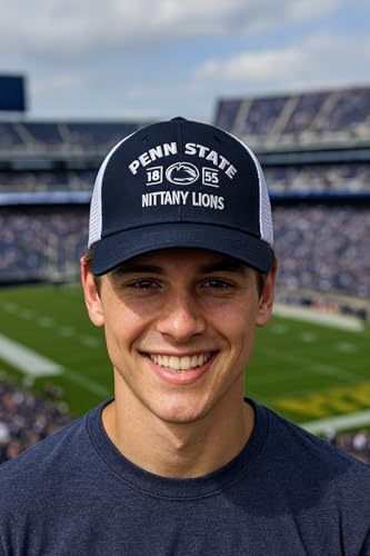 Gorra Trucker Penn State Azul Marino/Blanco Ajustable miniatura 2