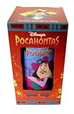 DISNEY'S POCAHONTAS GOVERNOR RATCLIFFE & PERCY Drinking Glass Cup Collectable Colors of The Wind Collection