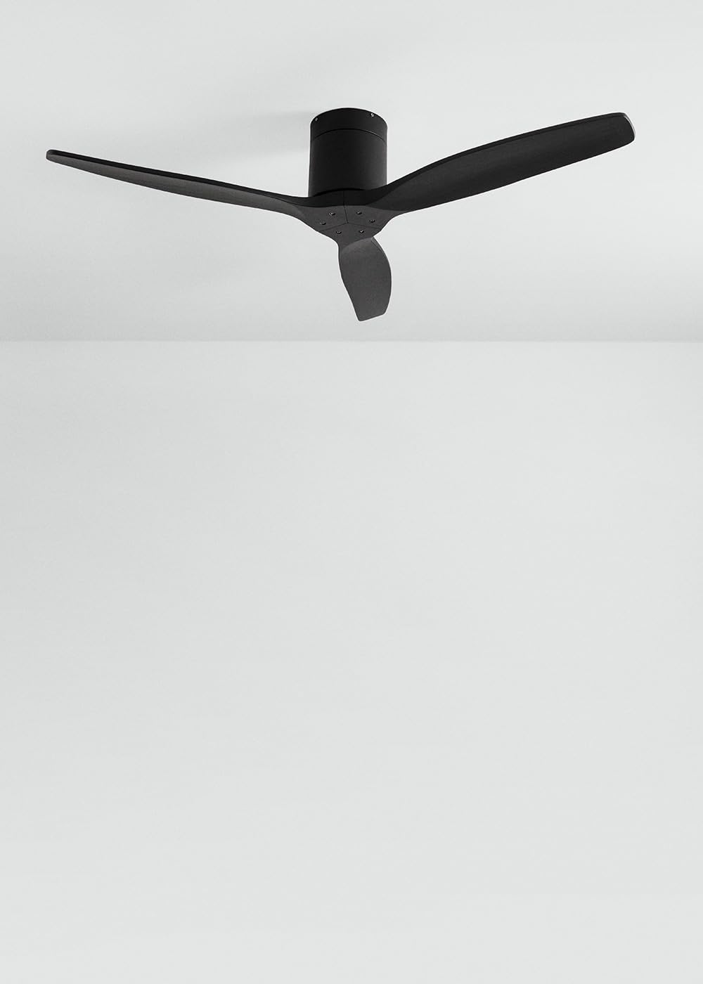 CREATE / WINDCALM DC/Ventilatore da soffitto con motore DC nero/Silenzioso, timer