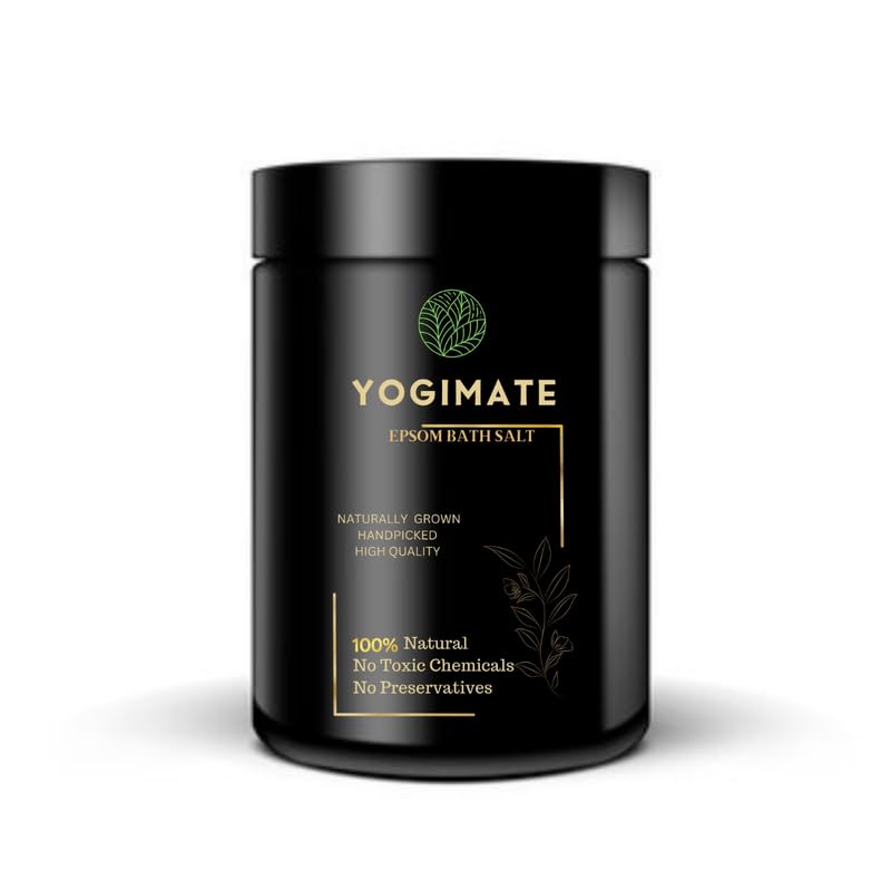 YOGIMATE Epsom Bath Salt - Pure Magnesium Sulphate - Unscented - Liver Cleansing - Bathing - Relaxation - Pain Relief - Therapeutic Spa Treatment - Pure & Natural (1 KG)-picture-44