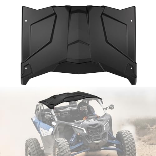 Whole Piece X3 Roof Hard Top Compatible with Can-Am Maverick X3 2-Door 2017-2025 1-pcs Impact-Resistant Polypropylene Hard Roof Accessory Replaces OEM 715002902