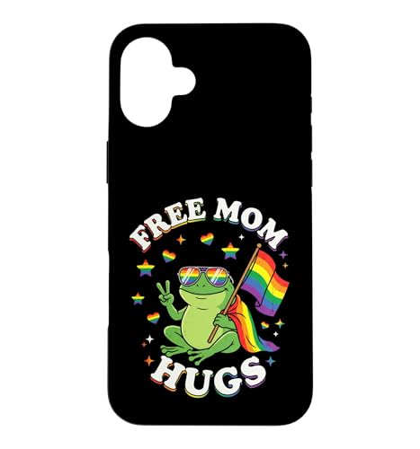 Free Mom Hugs LGBTQIA+ Ally Pride Month�J�G�� �X�}�z�P�[�X iPhone 16 Plus �p