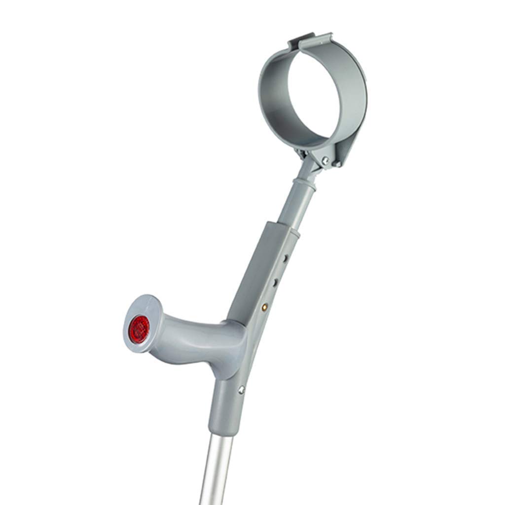 Muletas de antebrazo Muleta de antebrazo Ajustable Antideslizante para Adultos, muleta de Brazo Ajustable en Altura, aleación de Aluminio Liviana, Codo portátil liviano Lucky Star