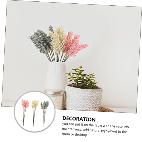 Decoración artificial de espigas de mijo rústicas 54 pcs miniatura 2