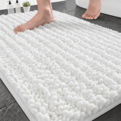 Yimobra Bathroom Rugs Non Slip Washable 32x20 Inch - Ultra Soft Absorbent...