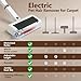 Quamkar Pet Hair Remover for Carpet, Reusable Pet Hair Remover, 44 Inch Adjustable Handle, Electric Dog Cat Hair Removal Tool for Couch, Carpet