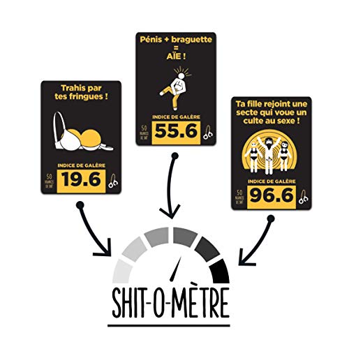 Goliath Shit Happens Edition 50 Nuances de Shit Jeu de Société de Cartes Adulte Fun Garanti A Jouer entre Amis Idéal Pour Des Soirées Culte 2 joueurs et plus A partir de . - vue 5