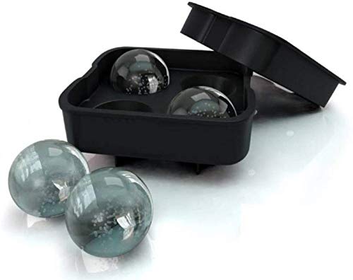 Homevilla Silicone Ice Cube Ball Maker Mould for Whiskey Wine Cocktail Juice Party Round Tray Bar Tool