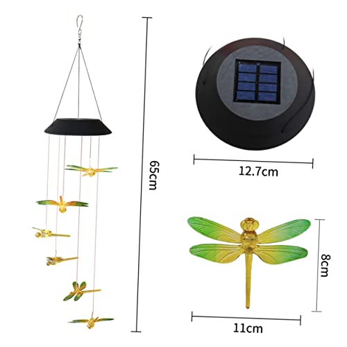 Carillon solaire libellule idée cadeau idéale pour décoration extérieure