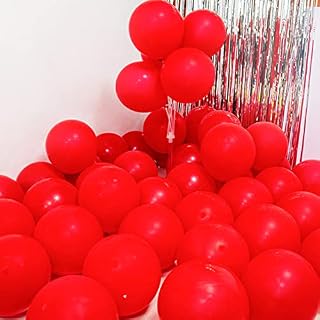 White Balloons 100 Pack 12 Inch Thicken White Macaron Pastel Latex Balloon Romantic Balloon Party Decorations for Wedding Anniversary Engagement Birthday Baby Shower Valentines Festival Decor Supplies
