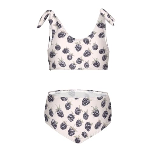 KLL Girls Bathing Suits Cute 2 Piecing Bathing Suits with Adjustable Strap