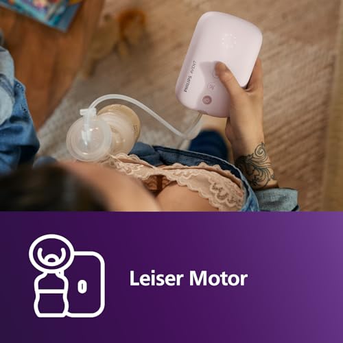 Philips AVENT Elektrische Natural Motion Milchpumpe - Set zum Abpumpen, Aufbewahren und Füttern inkl. Flaschen… – Ansicht 4