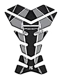 100% Made in Italy! Paraserbatoio.it Adesivo effetto 3D Protezione Paraserbatoio resinato, Compatibile con HONDA Hornet CB 500 600 900 1000 V1 Bianco