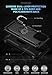 Jiajihua Case Compatible with Huawei nova 8 [Hard PC+TPU] 2 in 1 Car Mount Magnetic Ring Kickstand Cover Black