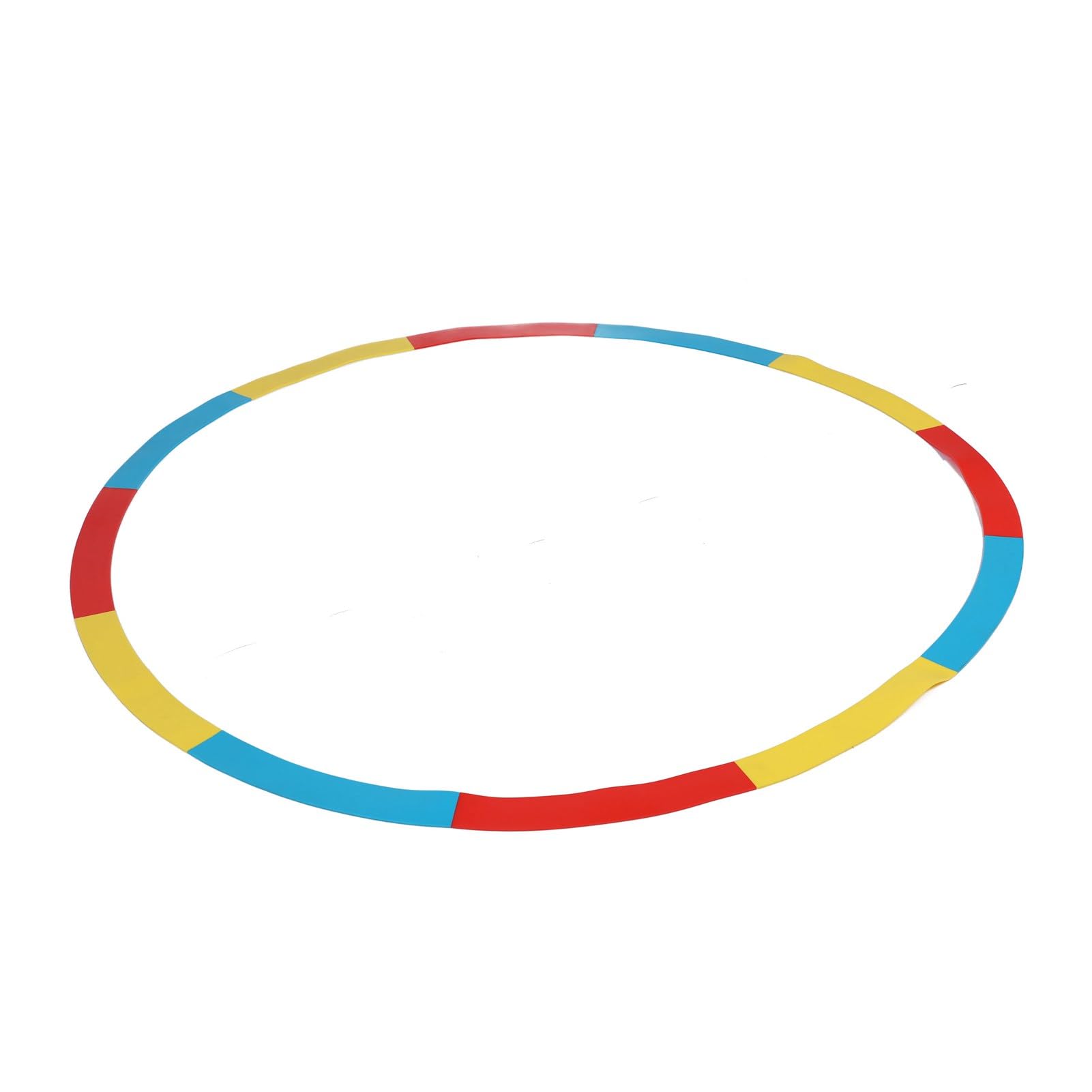 Focket Círculo de Objetivo de Golf, Ayuda de Entrenamiento para Lanzar y Lanzar para Crear Objetivos de Control de Velocidad, Anillo de tee, Anillos Multicolores (Rojo Amarillo