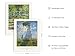 HAUS AND HUES Claude Monet Artwork Fine Art Paintings Set of 4 Water Lilies Posters, Famous Art, Modern Prints UNFRAMED 8