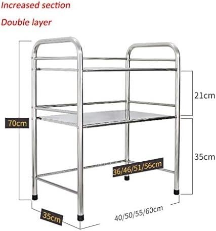 Support de four à micro-ondes à 3 niveaux en acier inoxydable durable