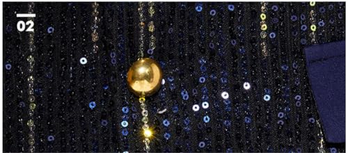 Men Sequin Embellished Blazer Jacket for Singers Stage Prom Shiny Blazers Party Wedding Blazer4