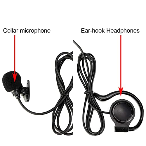 Retekess TT122 Sistema de Guía Turística Inalámbrico 2.4G, Dispositivos de Escucha Asistida | para Iglesia, Tours, Traducción Simultánea, 492 pies, Emparejamiento Automático, 1 Transmisor 20 Receptores miniatura 6
