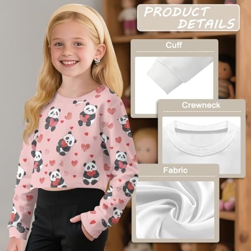 Crop Tops for Kids Long Sleeve Shirts for Girls Cute Sweatshirts Fall Fashion Outfits4